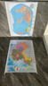 中国地图+世界地图 2026年行政区划交通图 加厚高清版 学生地理图挂图 办公室装饰客厅挂画 约1.1米*0.8米 中国+世界【无杆贴图】2026 实拍图