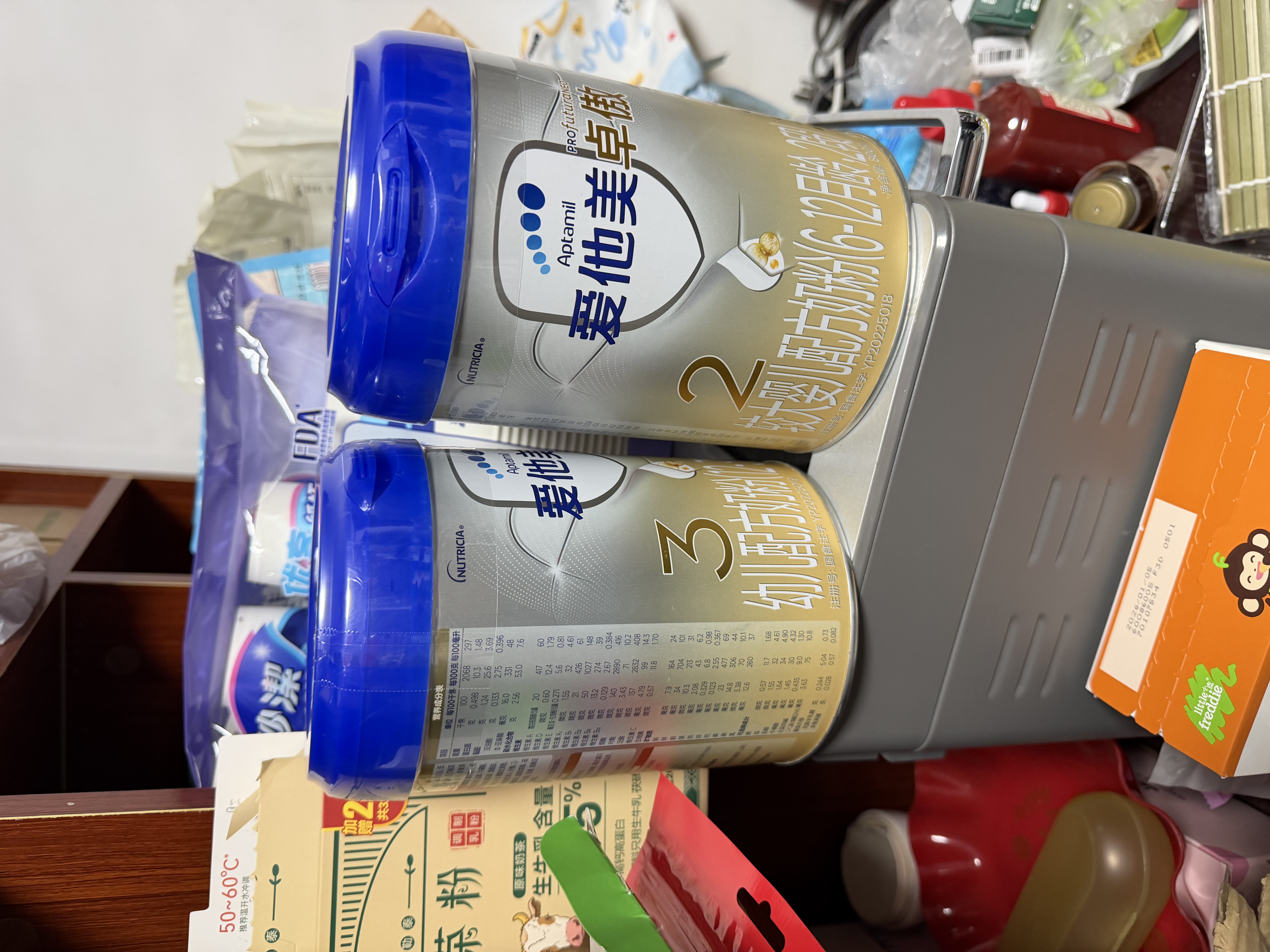 爱他美（Aptamil）爱他美 卓傲幼儿配方奶粉 3段(12-36个月) 800g*1罐 益生元 实拍图