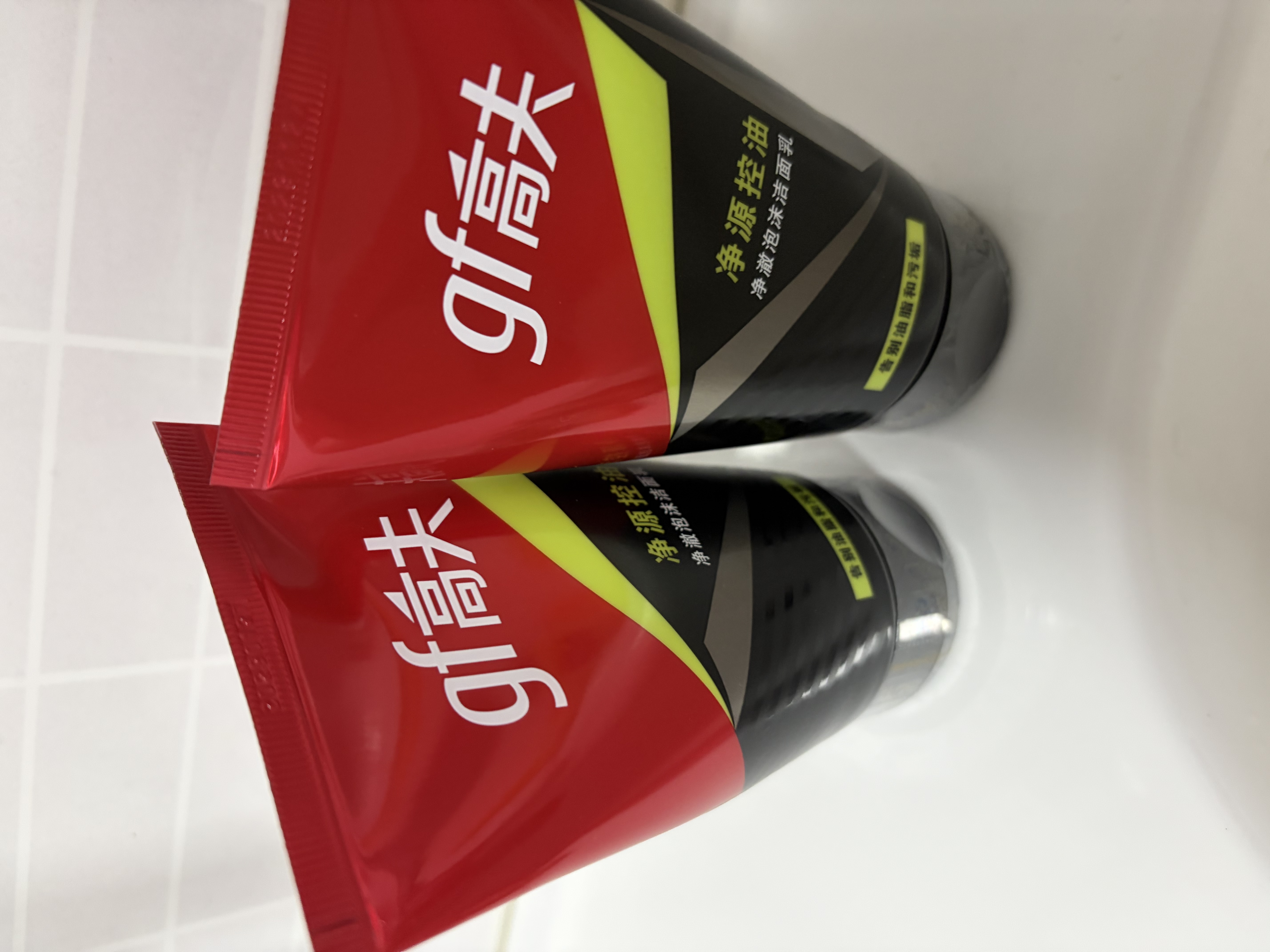 高夫男士净源控油泡沫洗面奶100g*2 控油清洁男士专用护肤品学生党 实拍图