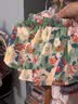 ASK JUNIOR童装儿童裤子女童夏装新品短裤撞色印花裙裤五分裤休闲花苞裤 实拍图