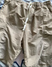 Wassup Sohot短裤男夏季冰丝凉感工装裤男潮流休闲五分裤 卡其色 XL 实拍图
