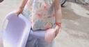 牧童宝宝凉鞋26夏步前叫叫鞋男童卡通蘑菇包头软底婴儿鞋女 蘑菇红19 实拍图