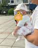 爱宝适婴儿帽子夏季网眼新生儿鸭舌帽宝宝遮阳帽太阳帽棒球帽米色S897 实拍图
