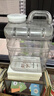 拜杰水桶手提式纯净水桶矿泉水桶饮水桶带龙头大容量自驾游户外储水桶 户外水桶20L【透明款+配件套装】 实拍图