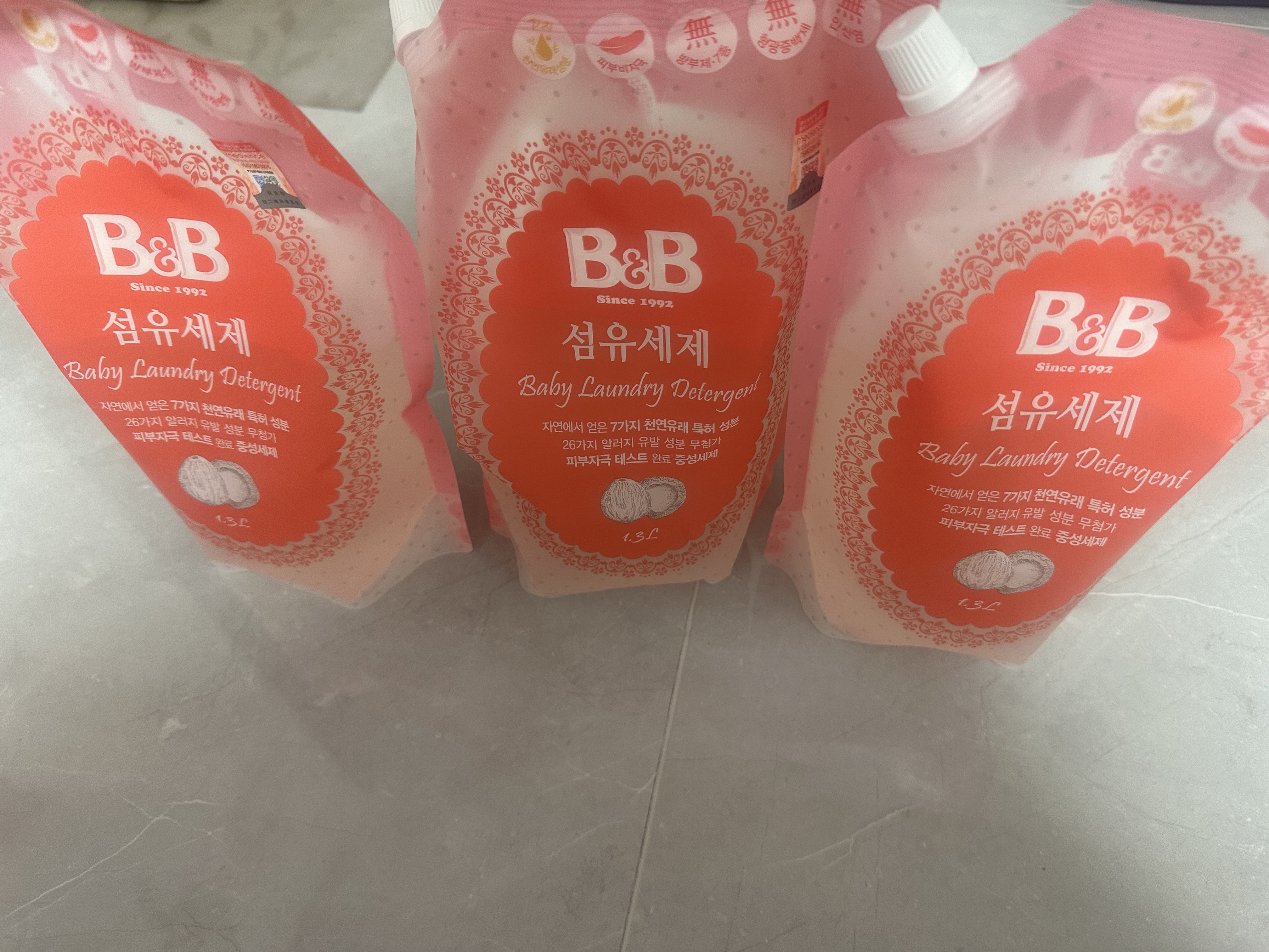 保宁（B&B）婴儿洗衣液宝宝儿童专用内衣裤洗衣液温和植萃【7.8斤组合装】 实拍图