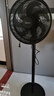 美的（Midea）【超级单品】七叶轻音立式电风扇家用柔风落地扇台式桌面小型风扇大风量节能摇头宿舍电扇 SAF30AB 实拍图