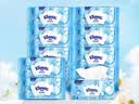 舒洁（Kleenex）湿厕纸囤货装80抽*10包 (800抽)清洁私处湿纸巾纯水洁厕湿巾 实拍图