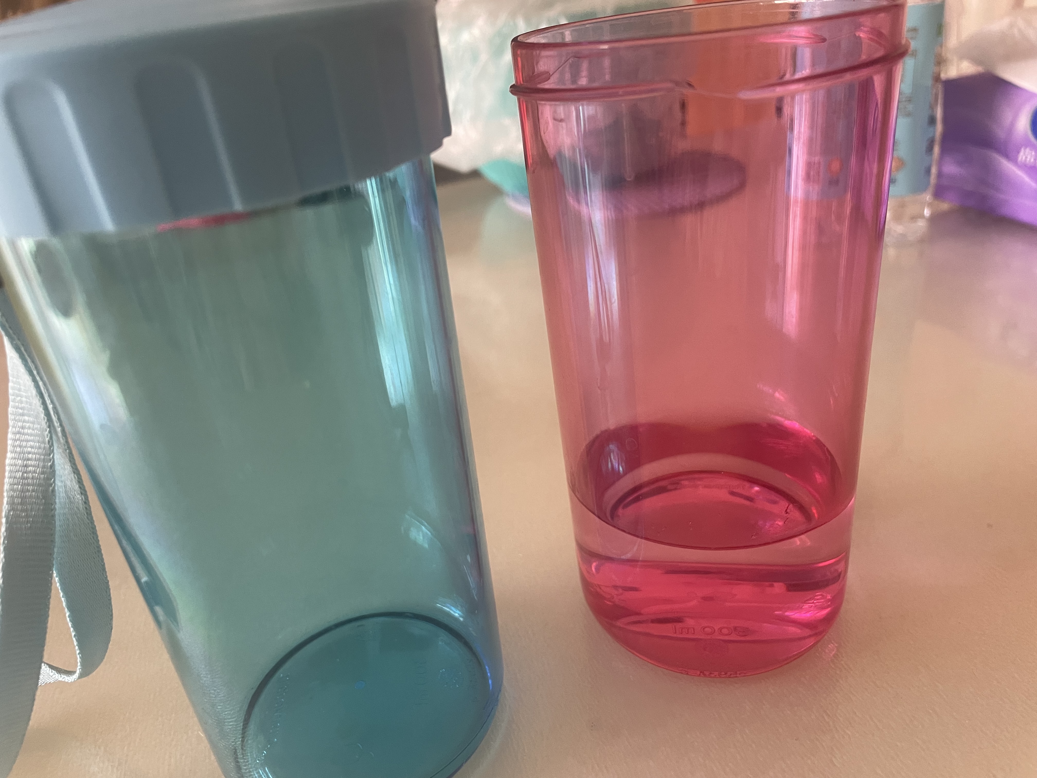 特百惠（Tupperware）雅致2件套300ML塑料杯男女士学生儿童夏季水杯子户外便携 随机色 实拍图