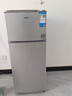 奥克斯小冰箱家用小型迷你冷藏冷冻两用出租房宿舍用节能省电寝室办公室电冰箱 【净化去味】186银色【高效保鲜 铜管速冷】70L 实拍图
