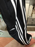 阿迪达斯（adidas）运动裤男透气休闲卫裤健身跑步运动裤 黑白收腿裤 黑白 L 实拍图