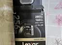 雷克沙（Lexar）256GB SD存储卡 U3 V60 4K数码相机内存卡 读250MB/s 写120MB/s 双排金手指（1667x Pro） 实拍图