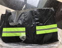 乐优佰易 反光成人雨衣套装分体式 C牛津布单帽檐 XXXL 防暴雨含雨裤骑车交通 实拍图