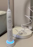 飞利浦（PHILIPS）全新钻石9系专业大师刷【七夕情人节礼物】高端电动牙刷 专利双核马达清洁护龈亮白 送男士 珍珠白 实拍图