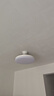 四季沐歌（MICOE）风扇灯LED吊扇灯隐形扇叶简约遥控调光灯具 吸顶款42寸-一级能效-简白-遥控 实拍图