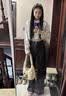 梵昇昱黑色不贴腿微喇牛仔裤女春夏26年新款显瘦小个子宽松阔腿直筒长裤 黑色微喇裤 S 【适合身高155-160】 实拍图