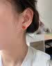 唐后（TH）南红玉石耳钉女款精致小巧设计感纯银防过敏耳饰生日礼物送女友 实拍图