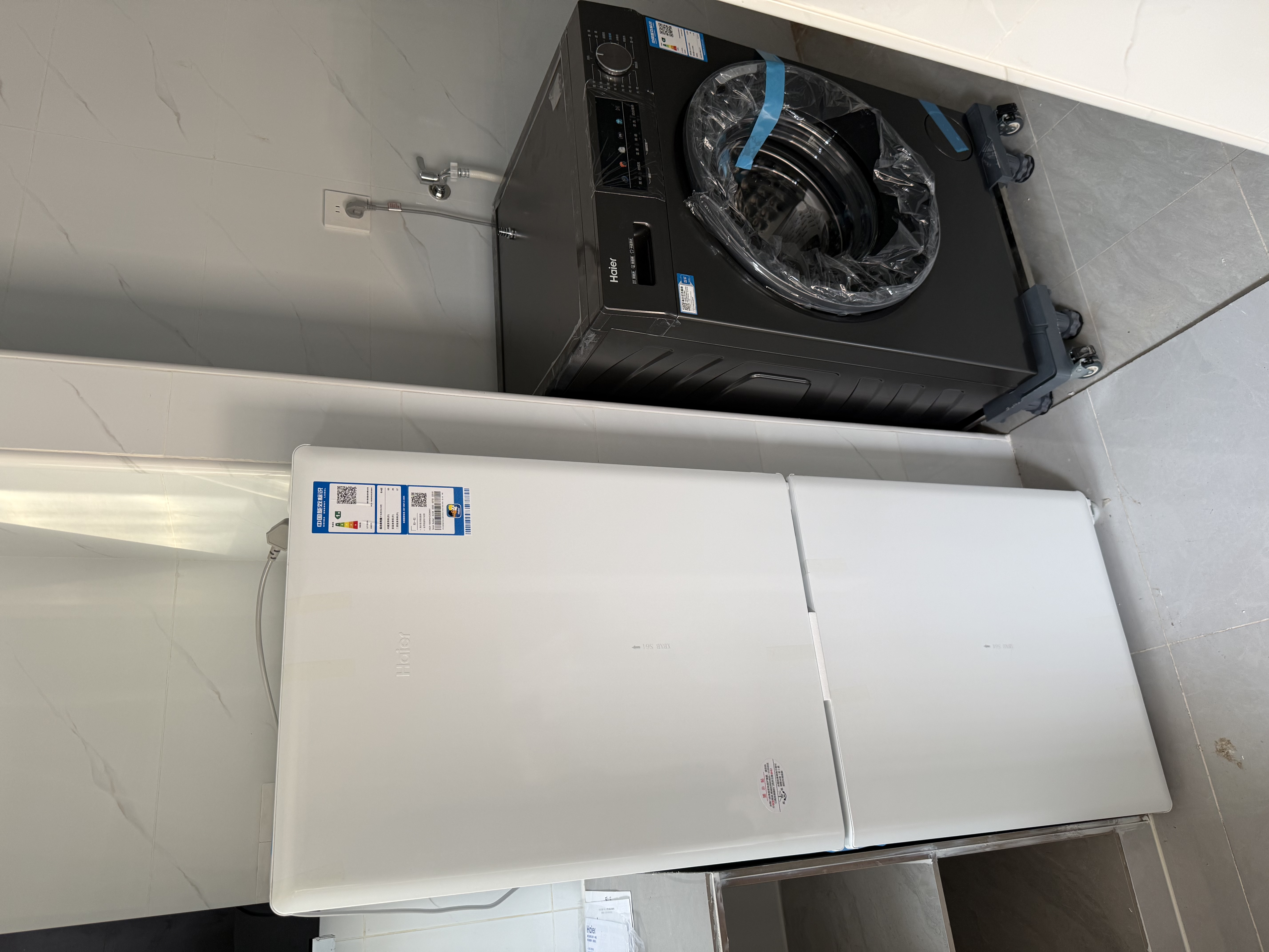 海尔（Haier）【何润东同款】滚筒洗衣机全自动单洗家用 10公斤大容量超薄 家电国家补贴 京东自营 EG100MATE29S 实拍图