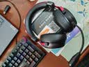 iKF V11 Pro7.1四模无线游戏耳机头戴式7.1环绕音效蓝牙有线电竞三角洲FPS无畏契约听声辨位 黑红色 实拍图