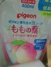 贝亲（Pigeon）婴儿洗发水沐浴露  洗发沐浴二合一 补充装桃叶精华 400ml IA228 实拍图