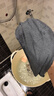 京东京造 10A抗菌100%新疆棉纯棉毛巾全棉2条装 不易掉毛吸水洗脸巾 灰+蓝 实拍图