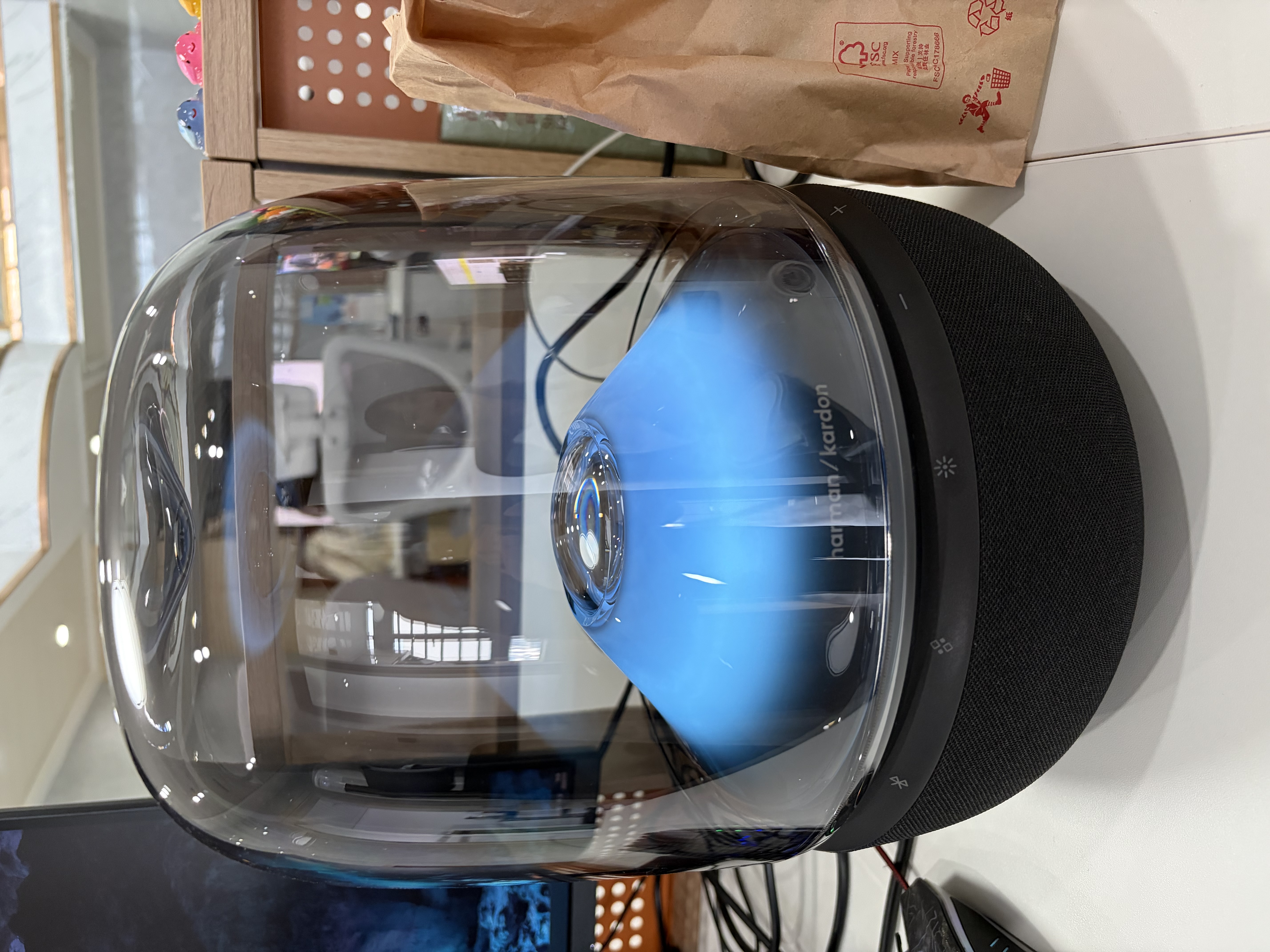 哈曼卡顿（Harman/Kardon）琉璃5代【只换不修】支持官方验真  琉璃4代升级版 桌面音箱 家庭影院氛围音响 哈曼琉璃5 实拍图