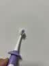 新安代儿童牙刷1-3-6岁婴儿宝宝牙刷软毛牙刷刷牙杯漱口杯套装 【安全升级 防卡喉】晴空紫 实拍图