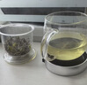 富光花茶杯 男女士茶水分离杯子 双层办公泡茶玻璃杯带把高硼硅水杯 实拍图