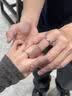 唯一（Winy）施华洛世奇锆999纯银戒指情侣对戒男女款一对求婚七夕情人节礼物 实拍图