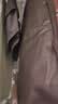 阿悠胖大码西服套装男商务结婚伴郎西装礼服 藏青西服西裤 2XL/185 实拍图