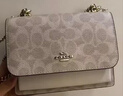 蔻驰（COACH）【品牌直供】女士NOLITA19小号手提麻将包CW426奶茶拼白色礼物 实拍图