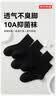 京东京造【10A抑菌袜】新疆棉春夏吸汗休闲袜四季透气 简约黑5双 实拍图