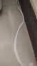 毕亚兹 六类扁平网线 白色1米 CAT6类千兆无氧铜网线 电脑宽带家用监控网络连接成品跳线 实拍图