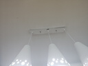 雷士（NVC）LED餐吊灯餐厅吧台灯具现代简约 白色餐吊 NDBD03A/2-005 实拍图