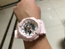 卡西欧（CASIO）送女友礼物女生学生运动电子表BABY-G智能防水防震潮流新年礼物 BA-110XGA-7A1奶油白 实拍图