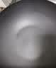 京东京造炒锅 炒菜燃气灶电磁炉可用爆炒无涂层防粘 锤纹钛铁炒锅28cm无盖 实拍图