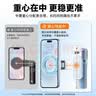 wonew七彩蜗牛z3可变焦磁吸自拍杆2026新款迷你便携助拍器手机支架vlog手柄拍摄神器旅游自拍手持三脚架 冰川蓝-Z3带补光灯加夹子【强磁吸丨变焦遥控】 实拍图