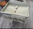 babycare尿布台多功能可折叠新生儿护理台抚触洗澡便携婴儿床-温特绿 实拍图