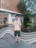 罗蒙（ROMON）纯棉过膝半截大裤衩六分短裤男士潮流百搭直筒休闲七分裤夏季薄款 8818军绿色（100%纯棉） XL 建议100-125斤 实拍图