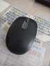 罗技（Logitech）M196 无线蓝牙鼠标 办公鼠标 笔记本商务办公家用 小巧便携 对称手型 石墨灰 实拍图