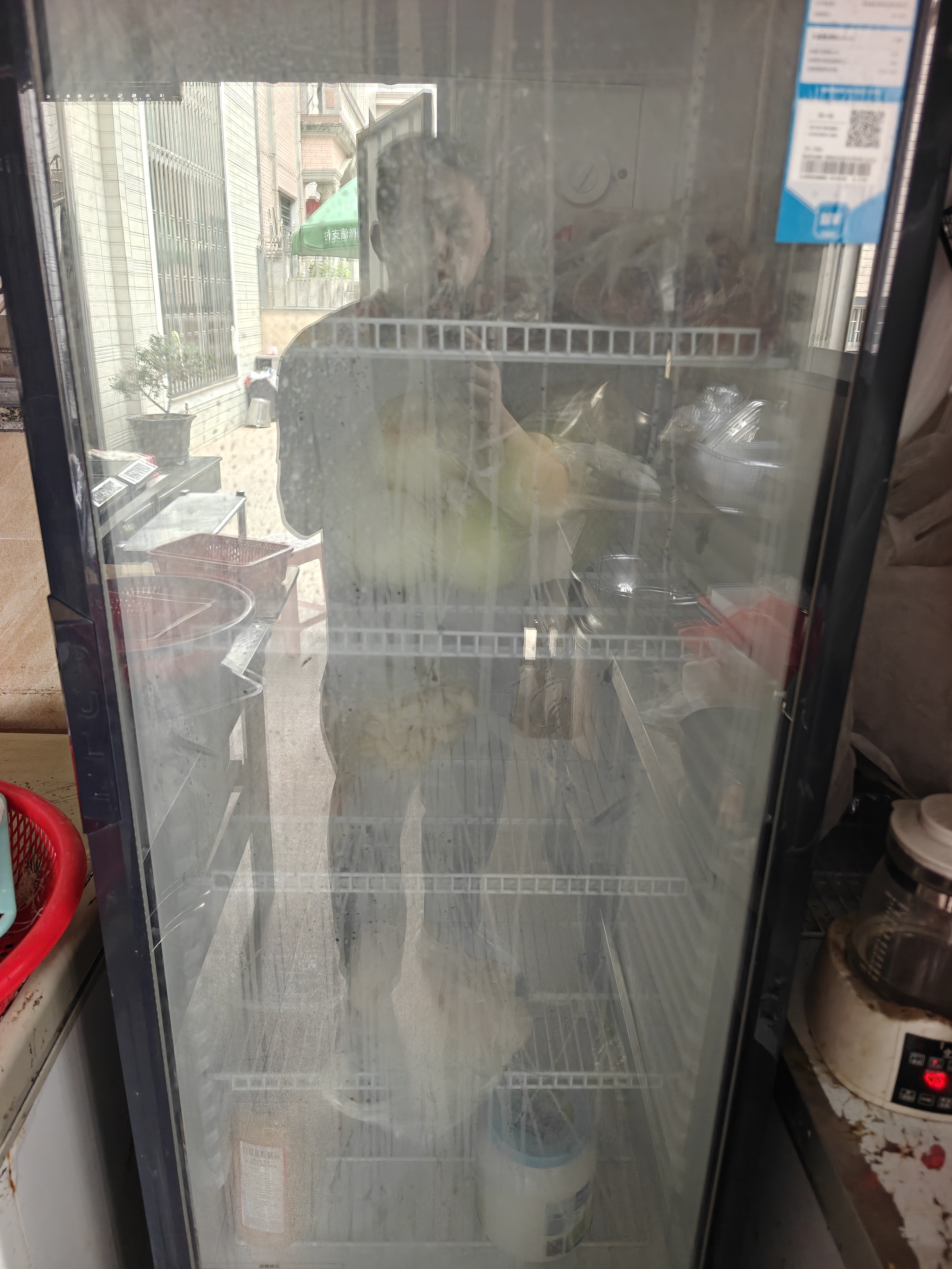 海尔风冷无霜展示柜冷藏保鲜柜商用立式冰柜单门/双门/多门透明玻璃冰箱超市便利店冷饮料啤酒节能省电 【高配款5层约203瓶高1.66米】内置灯带+锁扣SC-339J 实拍图