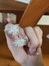 瑞泓祥999银针烟花耳钉女轻奢小众高级感气质耳环2026新款爆款耳饰 【999银针】大号烟花耳钉 实拍图