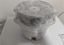 美的（Midea）电煮锅 0涂层不锈钢 宿舍小电锅 多功能家用宿舍泡面小火锅 2.6L蒸煮一体电热锅 XZC2066G 配蒸笼 实拍图