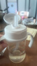 贝亲（Pigeon）自然成长翻盖直饮吸管 大童奶瓶330ml 经典款 18月+  AA278 实拍图