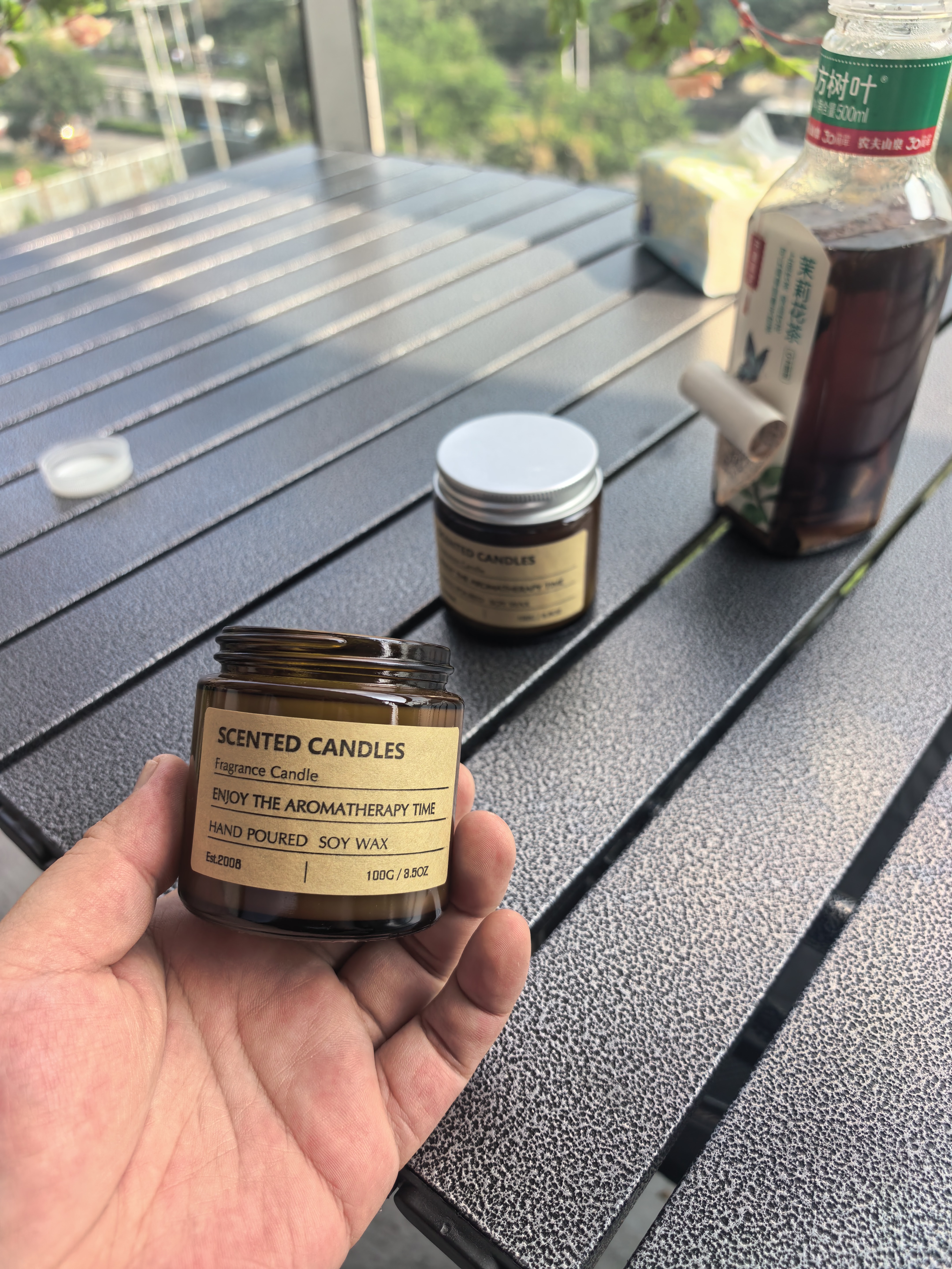 舒居 香薰蜡烛浪漫香氛蜡烛烛台表白蜡烛家用无烟杯蜡礼物女100g 实拍图