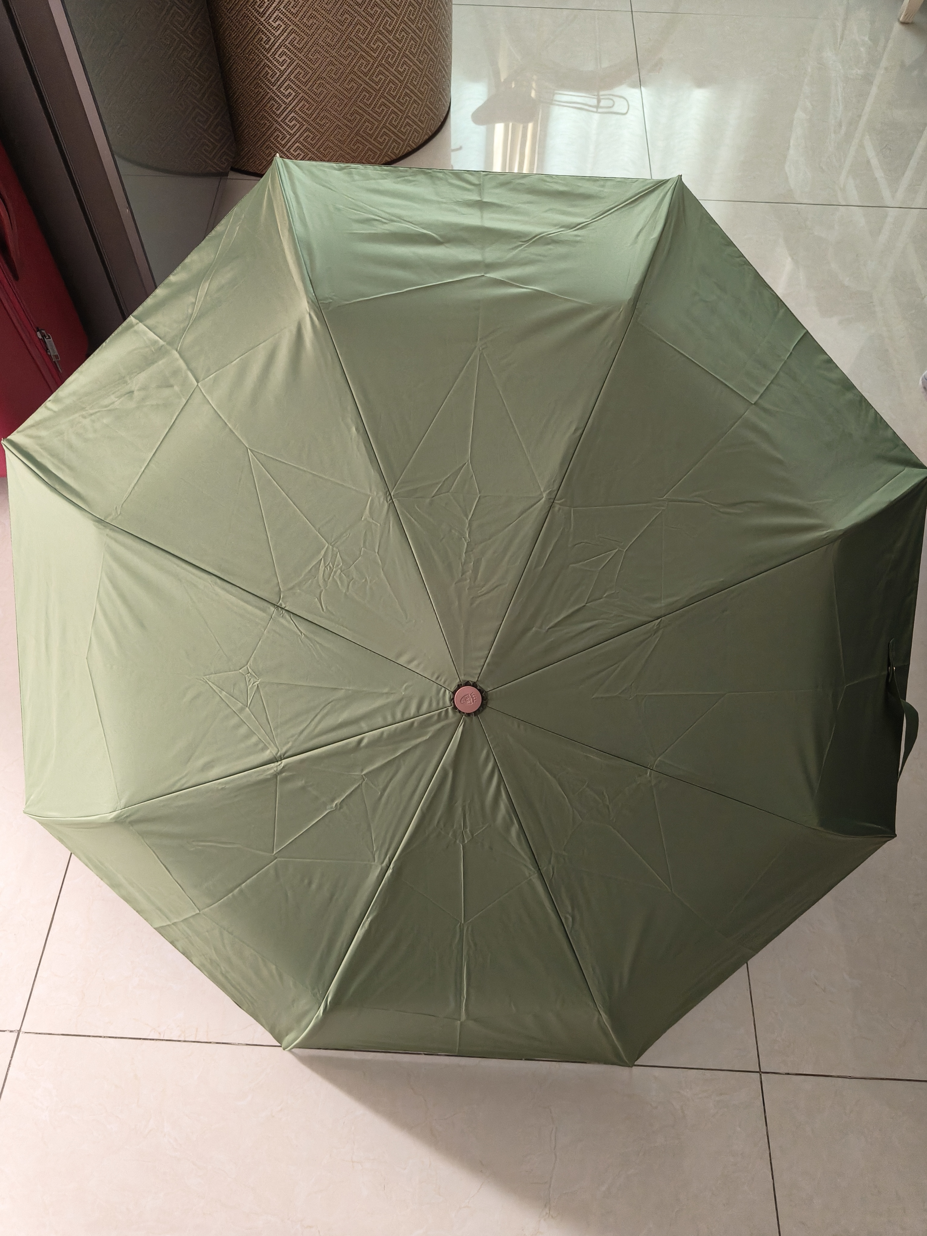 VONLILIENFELD费乐德防紫外线遮阳伞三折双层森系小清新太阳伞防晒伞upf50雨伞 实拍图