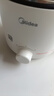 美的（Midea）电煮锅 宿舍小电锅 电蒸锅 学生寝室一体泡面小火锅电煮锅 多功能锅 电热锅 XZE1613 配蒸笼 1.7L 实拍图