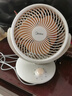 美的（Midea）【小型风扇】轻音台式桌面空气循环扇家用柔风电风扇宿舍办公迷你台扇落地扇空调伴侣 GAF18AD 实拍图