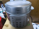 美的（Midea）有钛青瓷0涂层营养蒸电压力锅5L 智能预约多功能一体高压电饭锅MY-E5811G家用4-6人开盖火锅电饭煲 实拍图