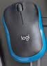 罗技（Logitech）M185鼠标 无线鼠标 办公鼠标 对称鼠标 黑色红边 带无线2.4G接收器 实拍图