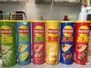 乐事（Lay's）无限薯片 鲜浓番茄味104g 罐装 膨化食品 零食 休闲食品 实拍图